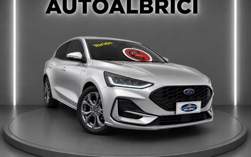 FORD Focus 1.0 ECOBOOST 125 CV HYBRID ST-LINE usato Elettrica/Benzina Argento metallizzato