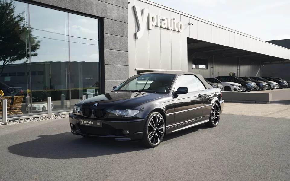 BMW 318Ci Cabrio Hardtop 1ste Hand Leder Airco Elektrische kap RadioCD Cruise Elektrische zetels Windschut Memory Armsteun