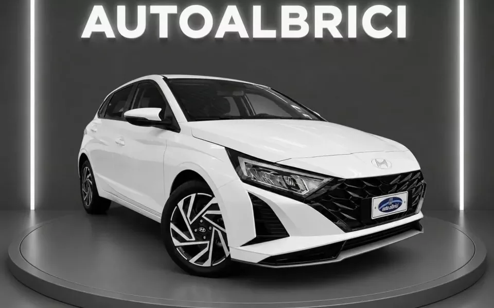 HYUNDAI i20 1.0 T-GDI CONNECTLINE KM0 km 0 Benzina Bianco pastello