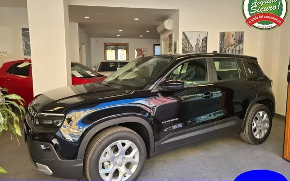 JEEP Avenger 1.2 Turbo 100 CV Altitude TECK&SKY KM ZERO usato Benzina Nero