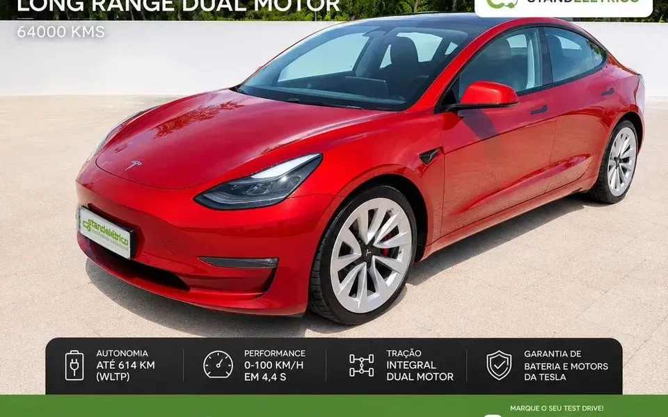 Tesla Model 3 Long Range Tração Integral