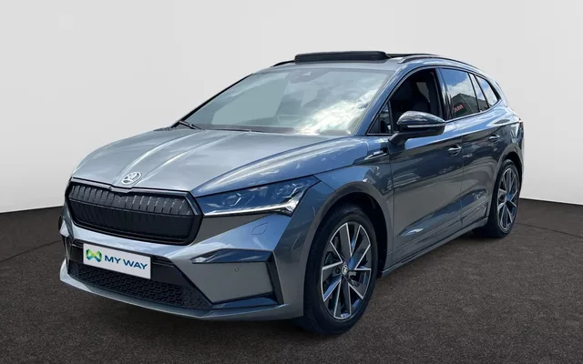 SKODA Enyaq SPORTLINE🏁 82KWH🔋 285PK⚡ PANODAK TREKHAAK CAMERA CARPLAY