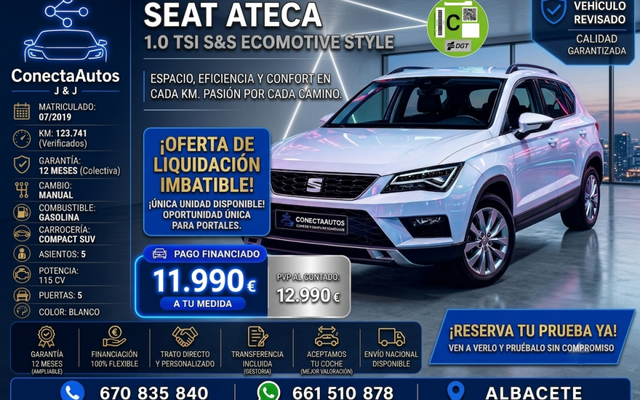 SEAT Ateca Ateca 1.0 TSI S&S Ecomotive Style