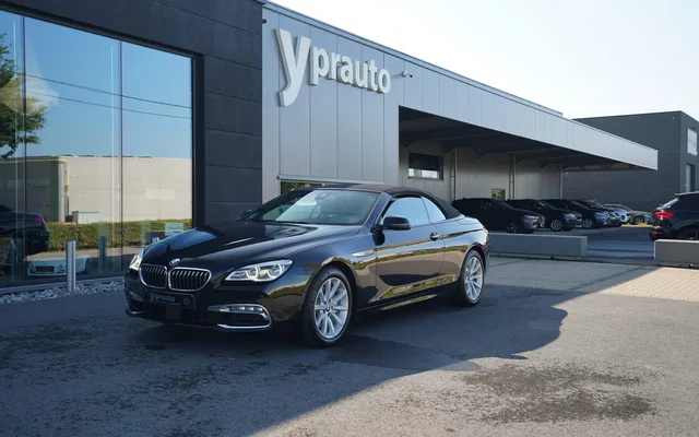 BMW 640i xDrive Cabrio Aut Luxury 360°Camera Memory Sportzetels Head-Up Leder Windschut Led Xenon Laneassist Dode hoek Cruise control