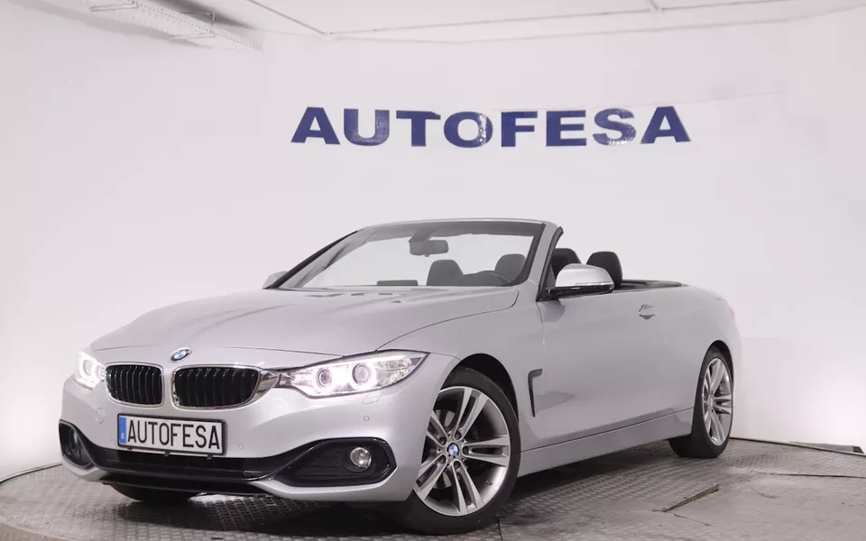 BMW 420 SERIE 4 420D CABRIO AUTO 190CV 2P # CUERO, NAVY, PARKTRONIC