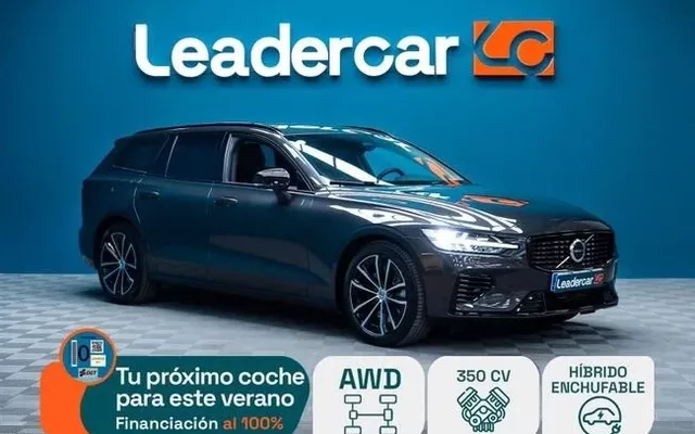 VOLVO V60 2.0 T6 AWD RECHARGE PLUS DARK AUTO 350CV