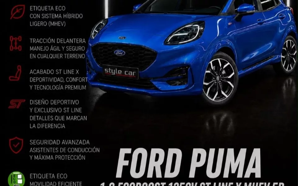 FORD Puma 1.0 EcoBoost 125cv STLine X MHEV