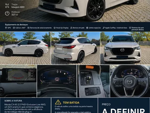 Mazda CX-60 2.5 e-Skyactiv PHEV Homura +Com. P.(Ho.)+Con.&So.P.+D.As.+Pa-SKO
