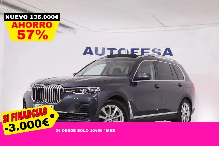 BMW X7 40D XDRIVE AUTO 340CV 7 PLAZAS 5P OPCIONALES 7991EUROS #IVA DEDUCIBLE, TECHO PANORAMICO ELE