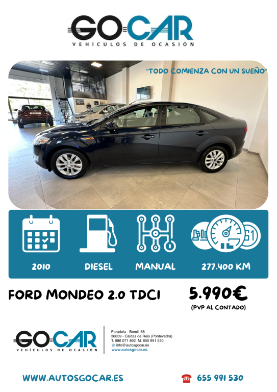 FORD Mondeo Mondeo 2.0TDCi Titanium 140