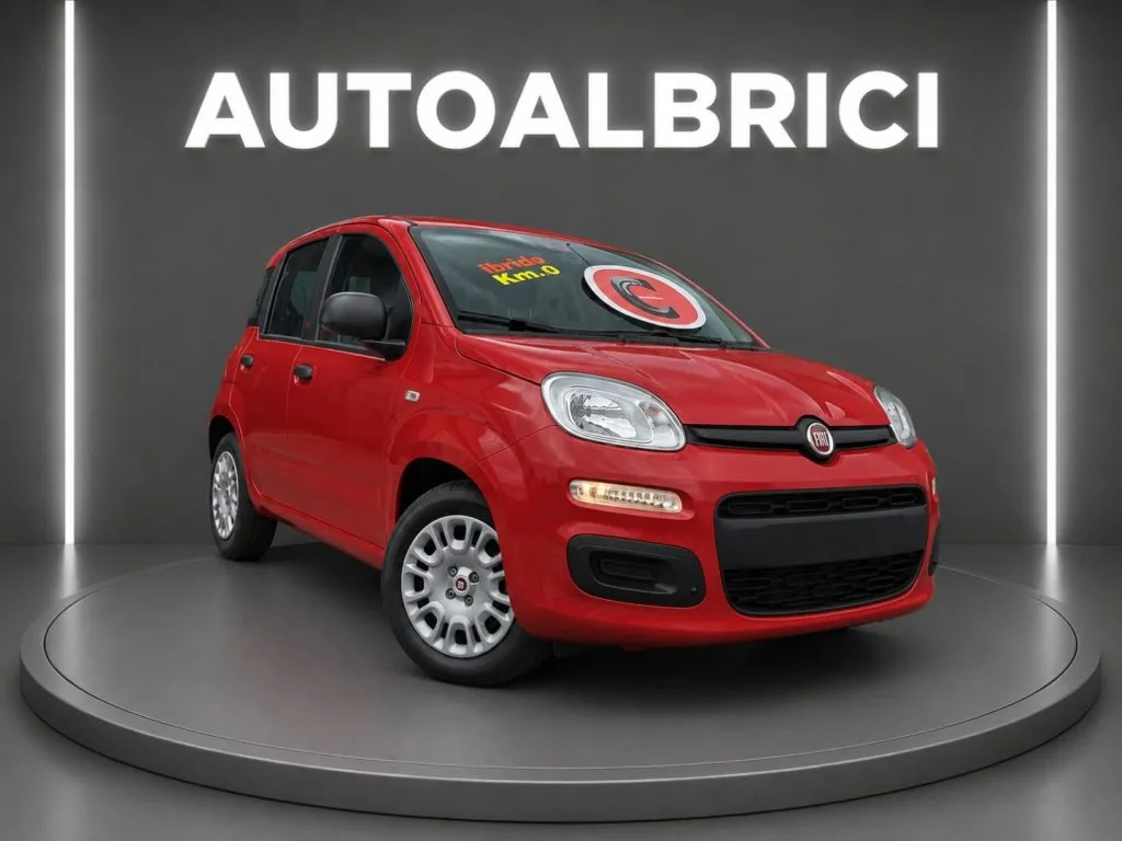 FIAT Pandina 1.0 FIREFLY 65 CV HYBRID ICON KM 0 km 0 Elettrica/Benzina Rosso pastello