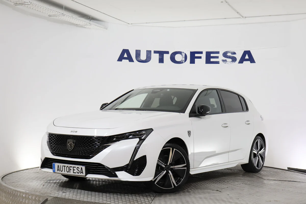 Peugeot 308 1.2 GT 130CV AUTO 5P # NAVY,FAROS LED,LEVAS EN VOLANTE,CAMARA TRASERA