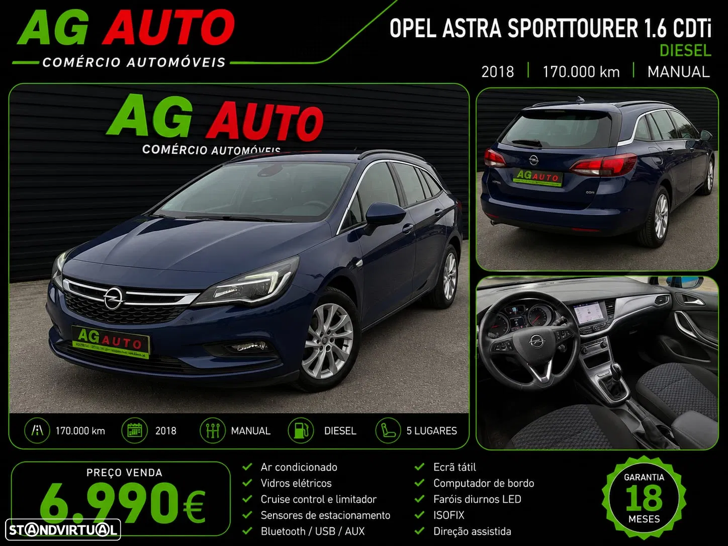 Opel Astra Sports Tourer 1.6 D (CDTI) S&S Business