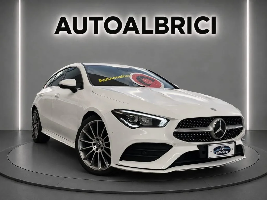 MERCEDES-BENZ CLA 180 AUTOMATIC SHOOTING BRAKE PREMIUM usato Benzina Bianco pastello