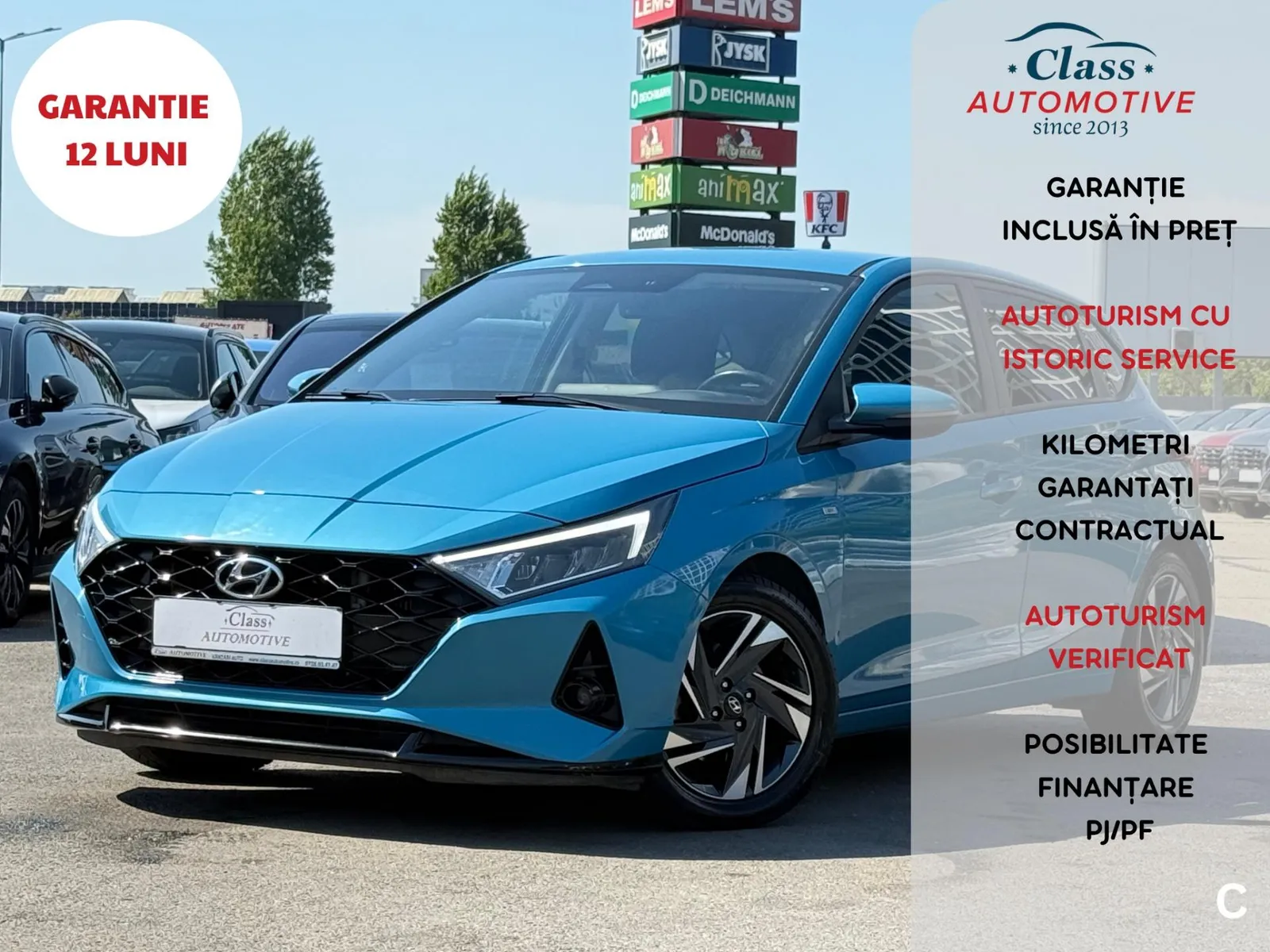 Hyundai I20 1.0 l T-GDi M-Hybrid 100CP 7DCT 5DR Led Line